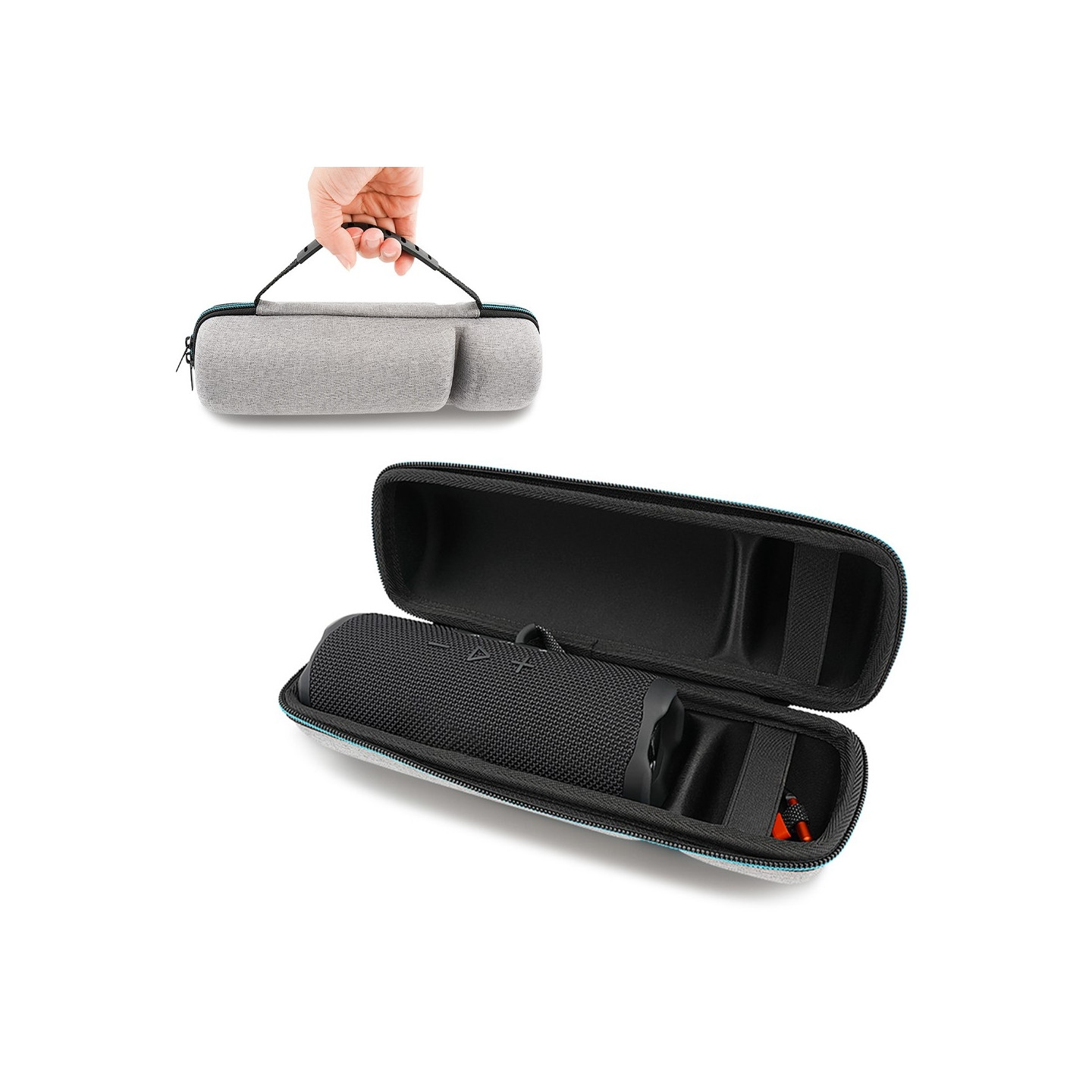 JBL Flip 7 -kaiuttimelle tarkoitettu suojakotelo, iskunkestävä matkalaukku