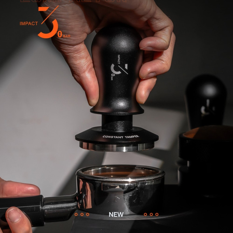Kaffestamper Espresso Fordelingsværktøj Fjederbelastet Stamper - 51mm