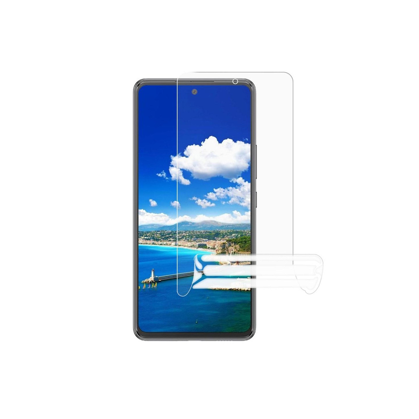 Til Samsung Galaxy A54 5G Skærmbeskytter Full Film High Definition