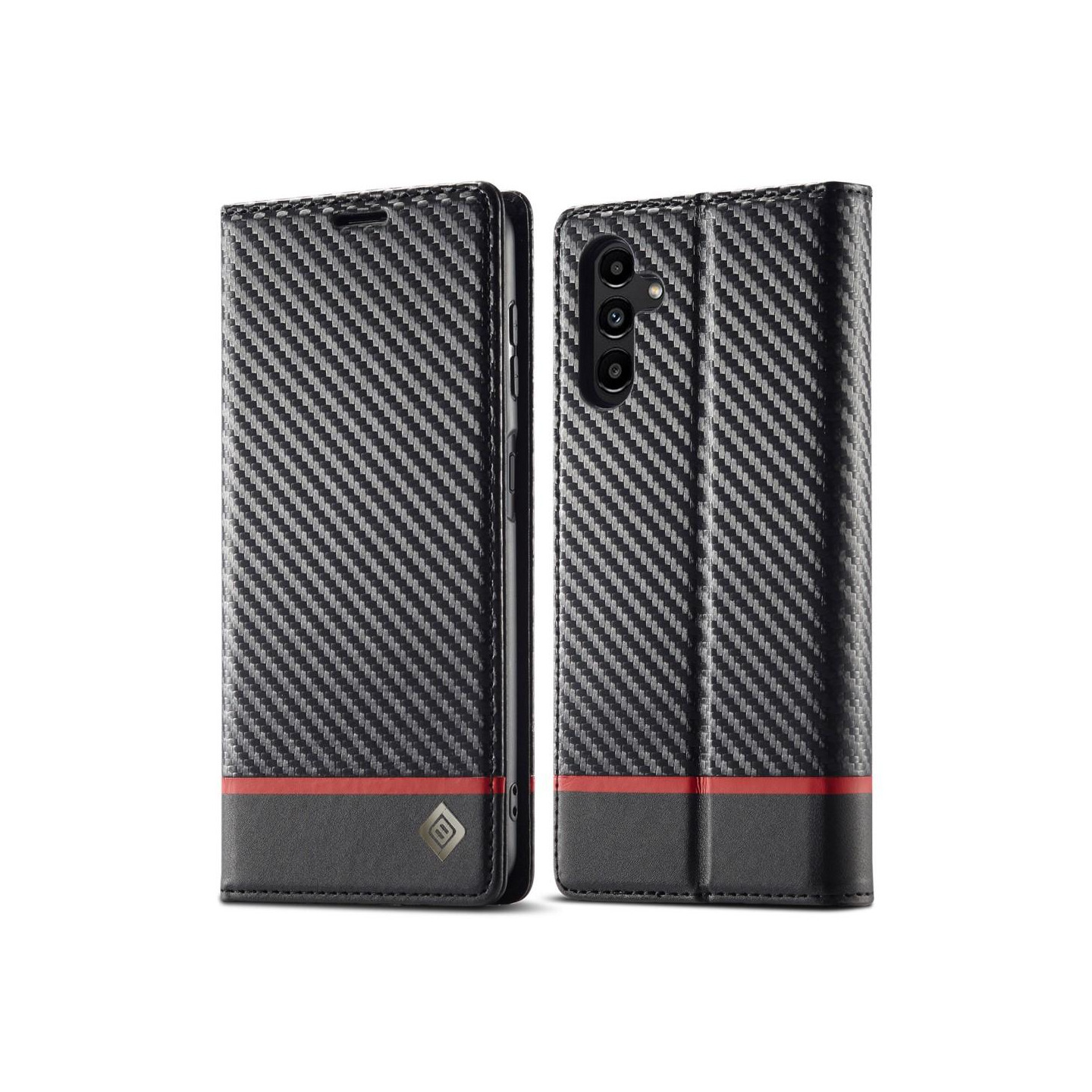 LC.IMEEKE Wallet Case for Samsung Galaxy A54 5G - Black