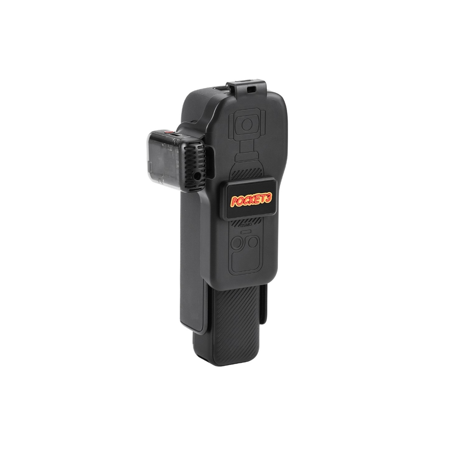 Deksel til DJI Osmo Pocket 3 med beskyttelsesdeksel og stropp som kan vippes opp