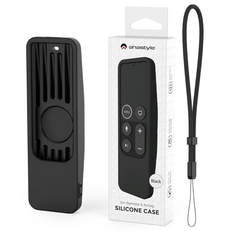 Case Cover Silicone Case for Apple TV 4K (4th Gen 5th Gen) TV HD AirTag 2-in-1