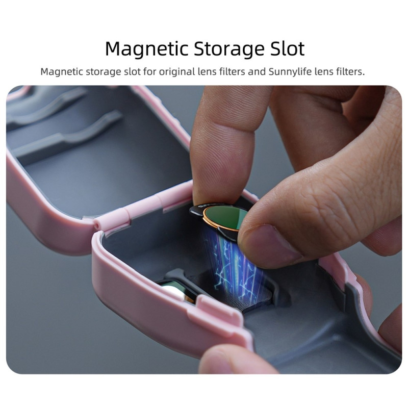 Case Cover DJI Osmo Pocket 3 Protective Case Magnetic Storage Place Lens Filter