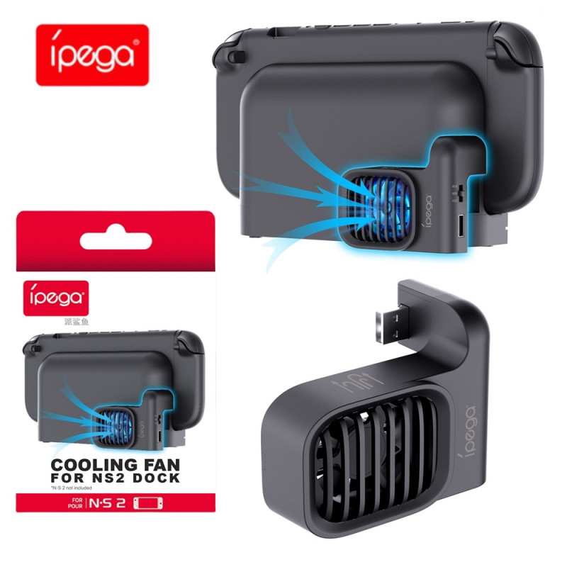 Yhteensopiva Nintendo Switch 2 -telakan kanssa Jäähdytystuuletin 2 nopeutta Lämmönpoisto