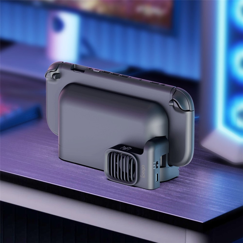 Kompatibel med Nintendo Switch 2 Dock kjølevifte med 2 hastigheter for varmeavledning