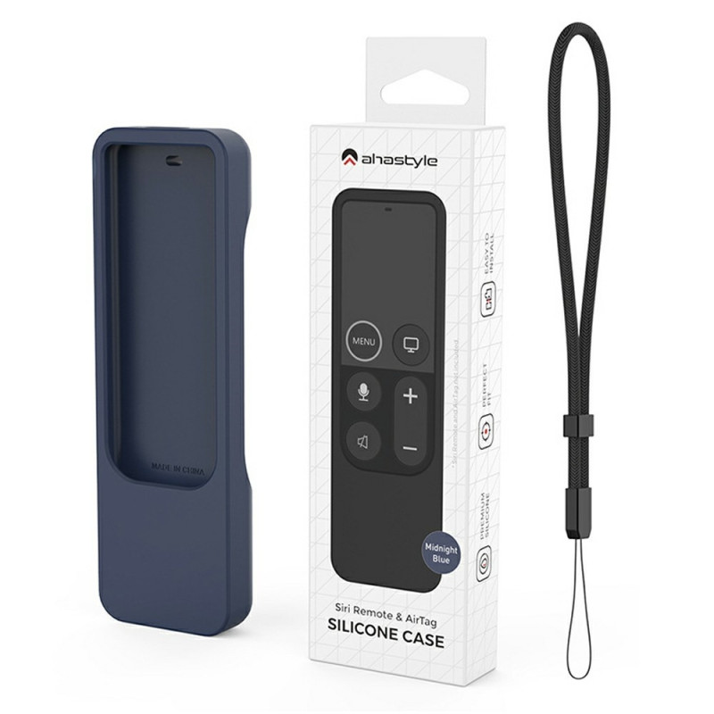 Etui til Apple TV HD Remote (4. generation) AirTag, 2-i-1 beskyttelsesetui - Strålende