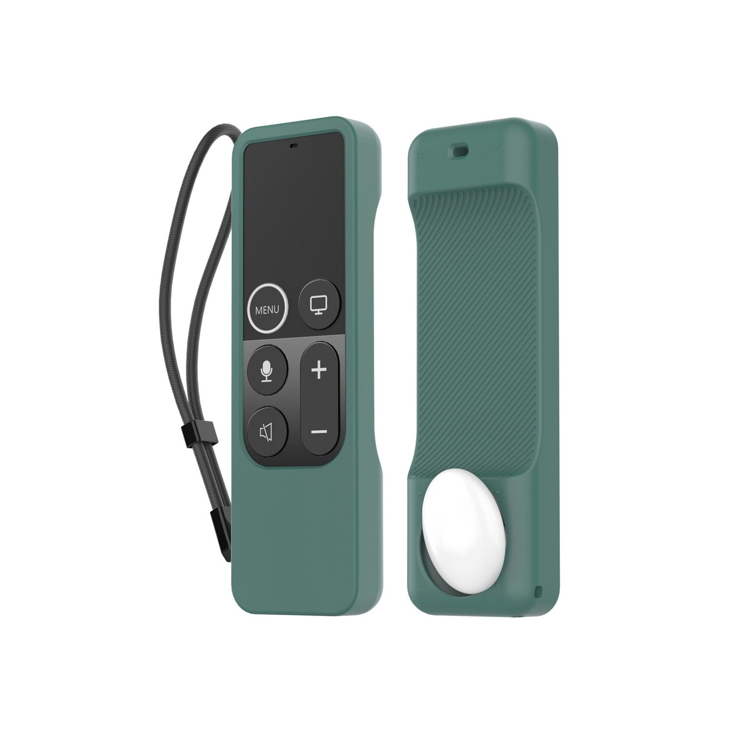 Deksel til Apple TV HD Remote (4. generasjon) AirTag, 2-i-1 beskyttelsesetui