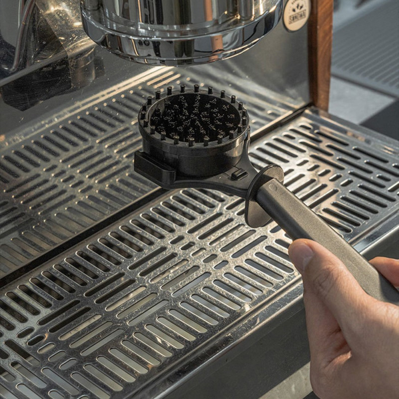 Espressokoneen 51 mm:n puhdistusharja kahvinkeittimen keittopään puhdistustyökalu