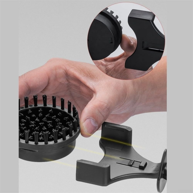 Espressokoneen 51 mm:n puhdistusharja kahvinkeittimen keittopään puhdistustyökalu