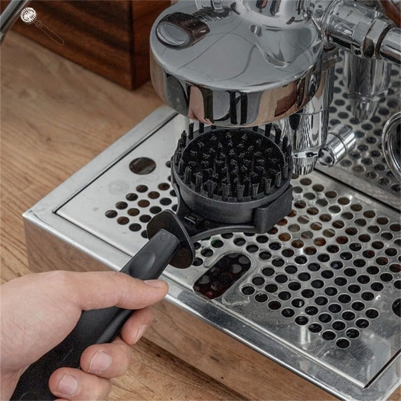 Espresso Machine 51mm Cleaning Brush Coffee Maker Brew Head Cleaning Tool