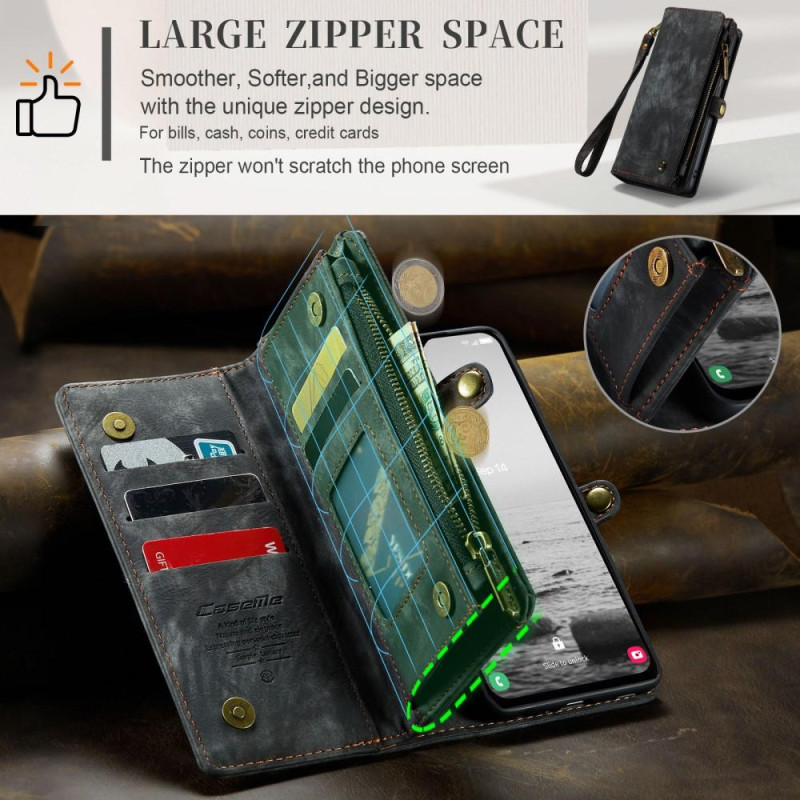 Til Samsung Galaxy A54 5G Caseme Retro Lommebok - deksel - Svart