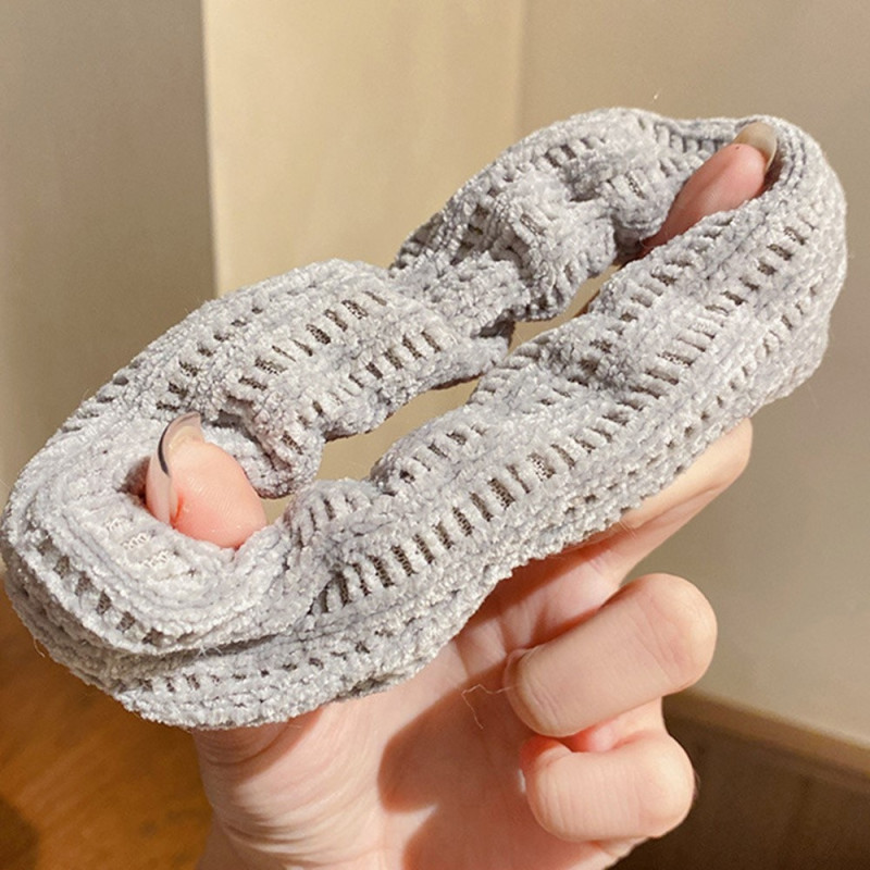 7 stk. plys hårbånd hårbånd stof elastiske hårbånd hårtilbehør - Beige