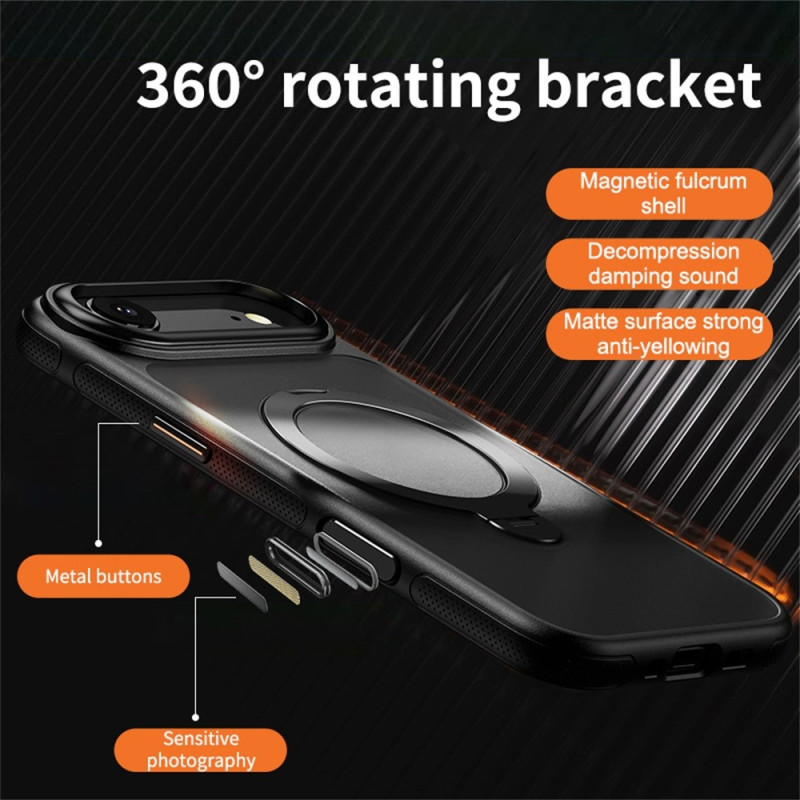 For iPhone Air case compatible with MagSafe drop proof TPU PC kickstand phone case