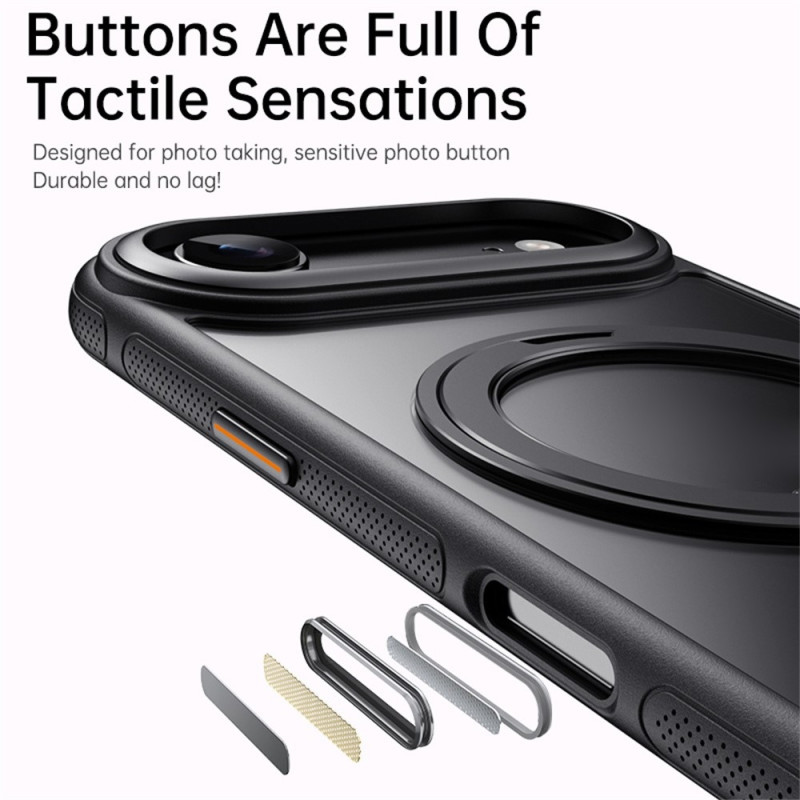 iPhone Air kuori MagSafe yhteensopiva tuella TPU PC takakuori