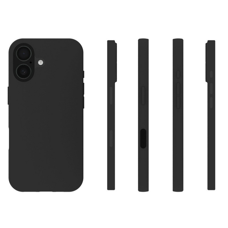 Til iPhone 17 Deksel TPU Bakdeksel - Svart