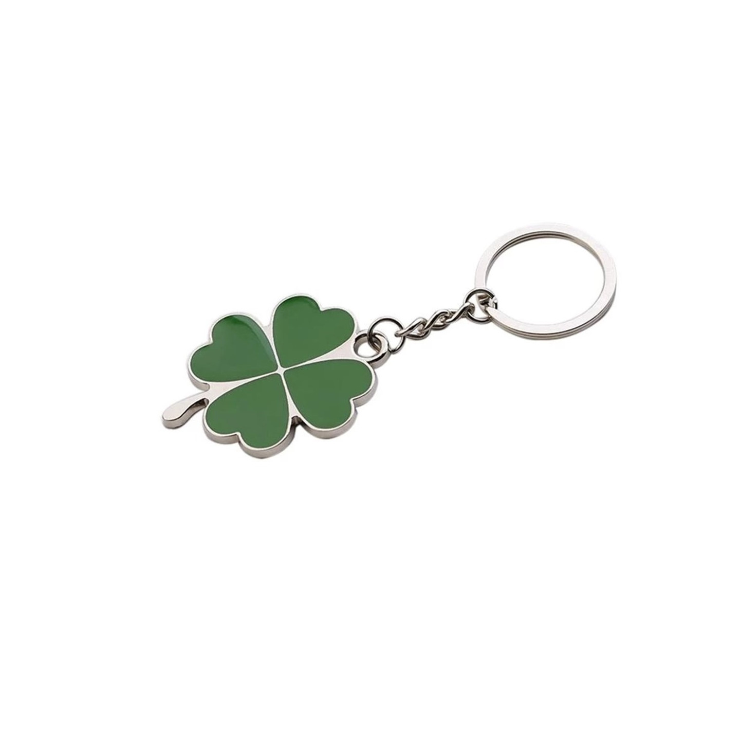 Clover Keychain Zinc Alloy Key Ring Hanging Ornament Key Chain