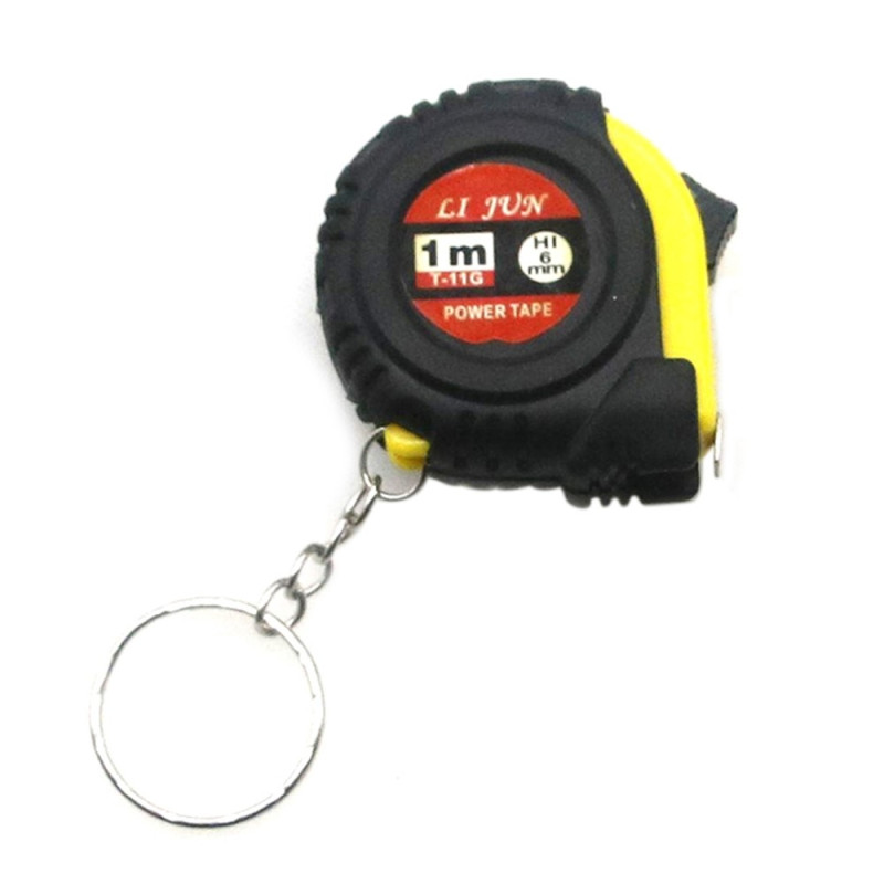 1m tape measure with key ring, extendable measuring tool, pocket ruler for woodworking