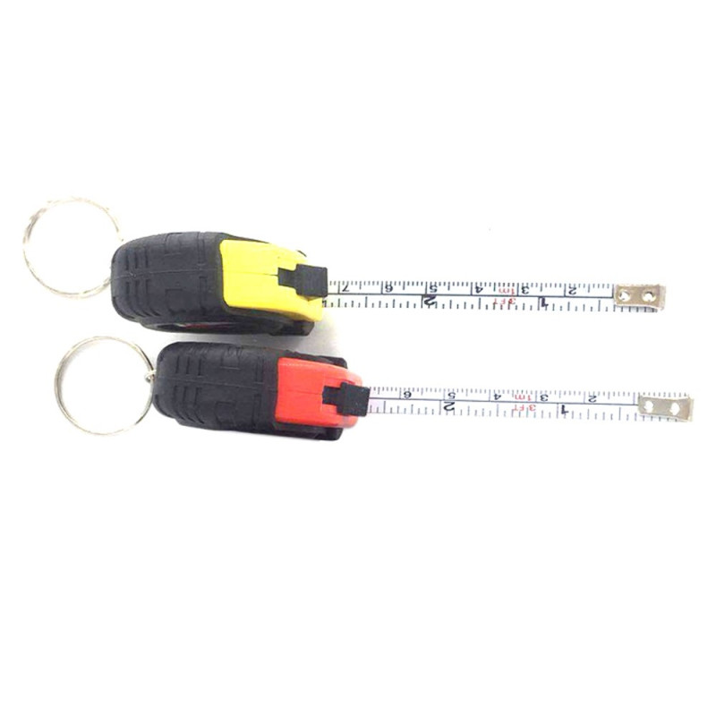 1m tape measure with key ring, extendable measuring tool, pocket ruler for woodworking