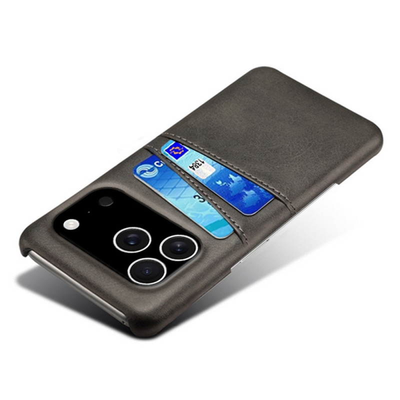 KSQ Kuori korttipaikalla iPhone 17 Pro Musta