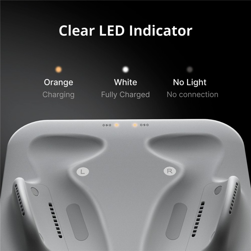 BOBOVR CD3 Meta Quest 3 / Meta Quest 3S VR -latausteline ohjaimille