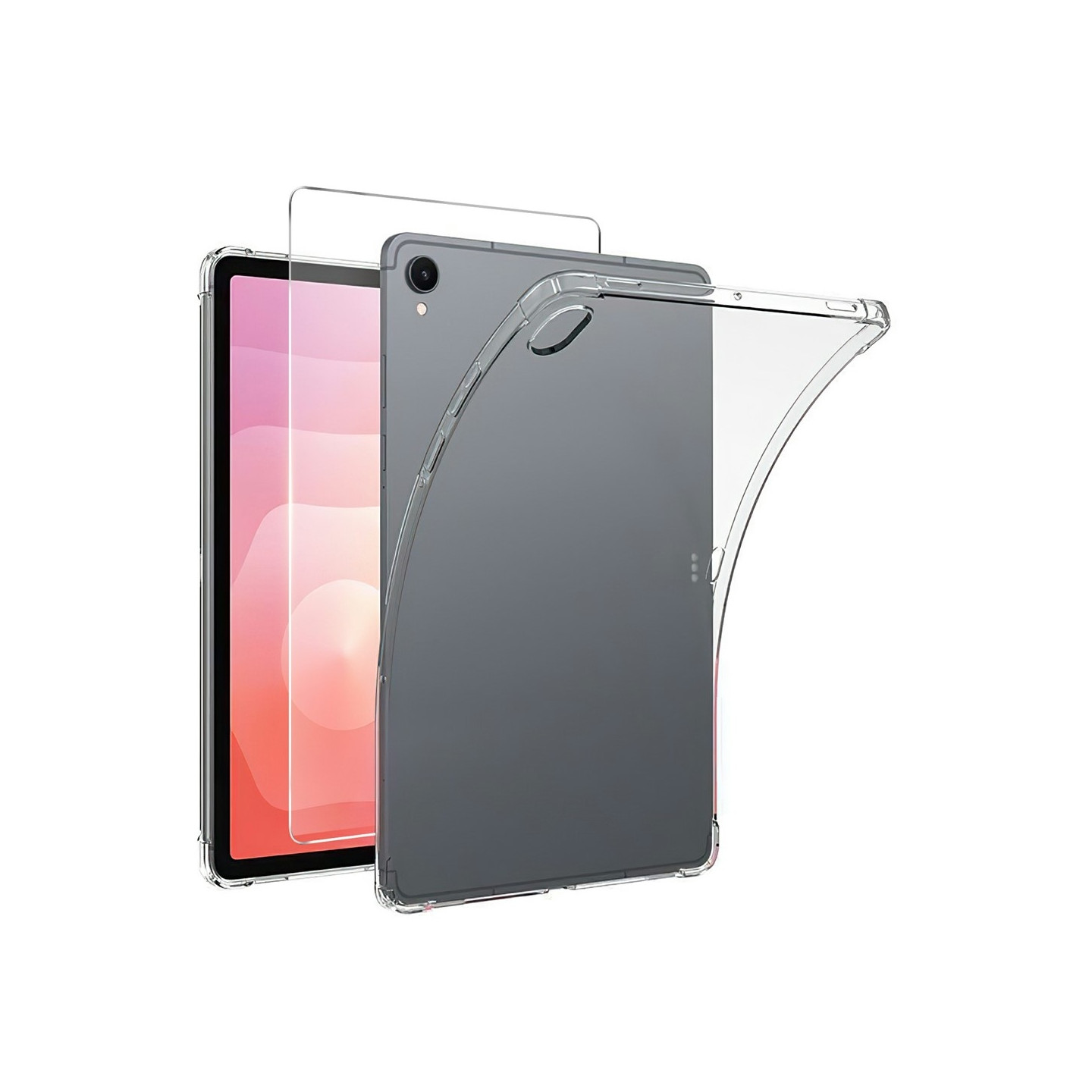 Til Samsung Galaxy Tab S11 Etui TPU cover + Hærdet Glas