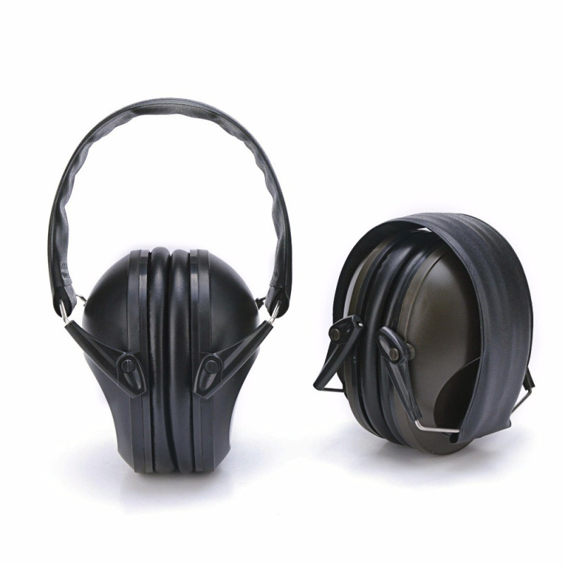 Hearing Protection Earmuffs Noise Reduction Hearing Attenuating Sound Blocking - Black