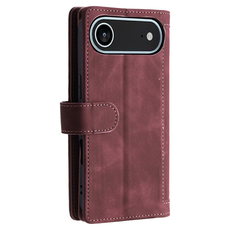 Til iPhone Air Etui med Lynlåslomme og 9 Kortlommer