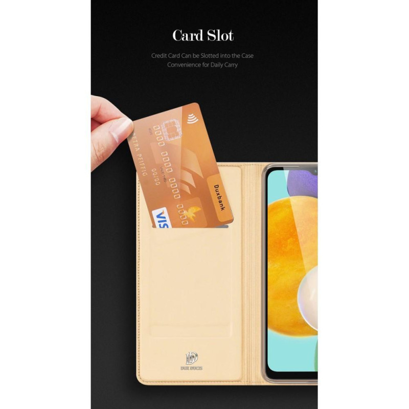 DUX DUCIS Skin Pro Series Taske med Kortspor Samsung Galaxy A14 5G - Sort