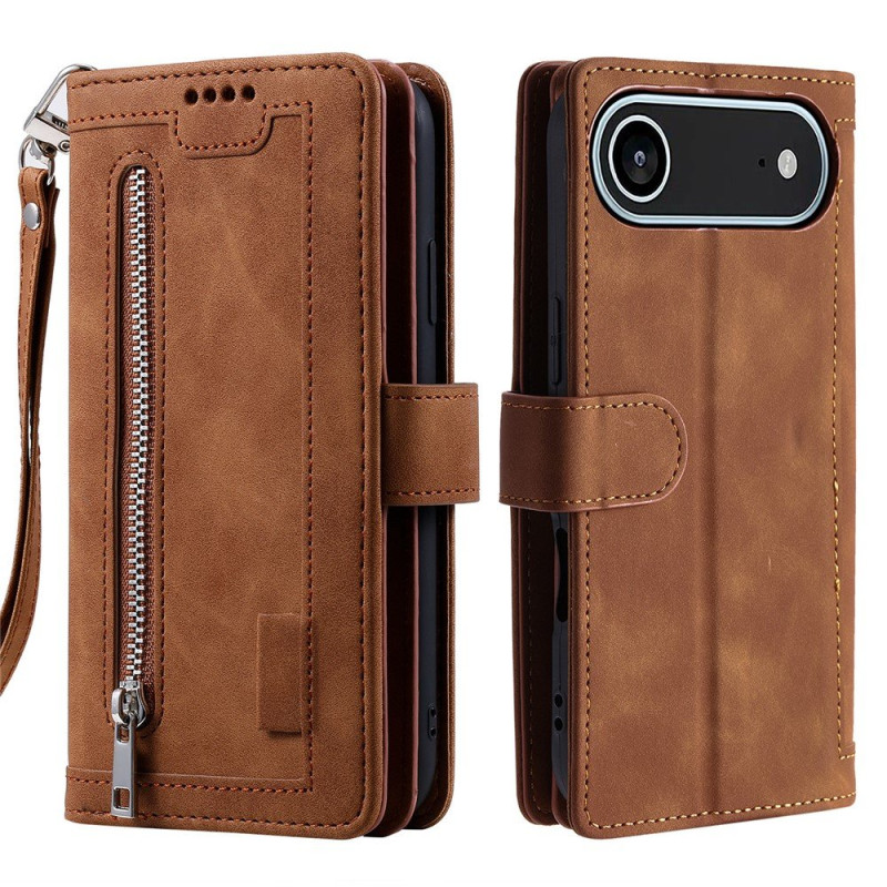 iPhone Air Kuori Vetoketjutaskulla ja 9 Korttipaikalla