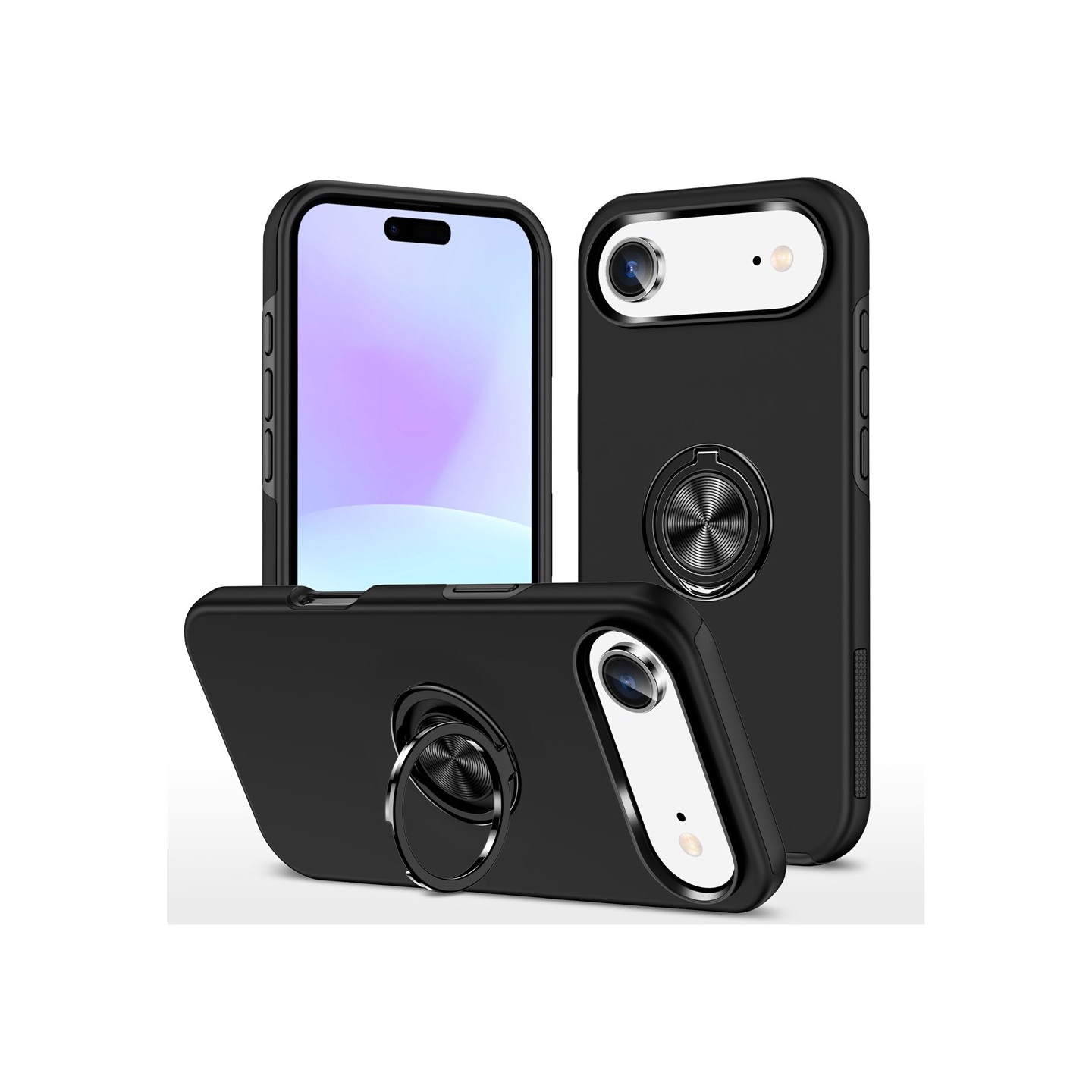 For iPhone Air Hybrid-deksel med Fingerring