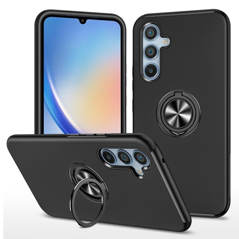 Samsung Galaxy A34 Hybrid Deksel Med Fingerring - Svart