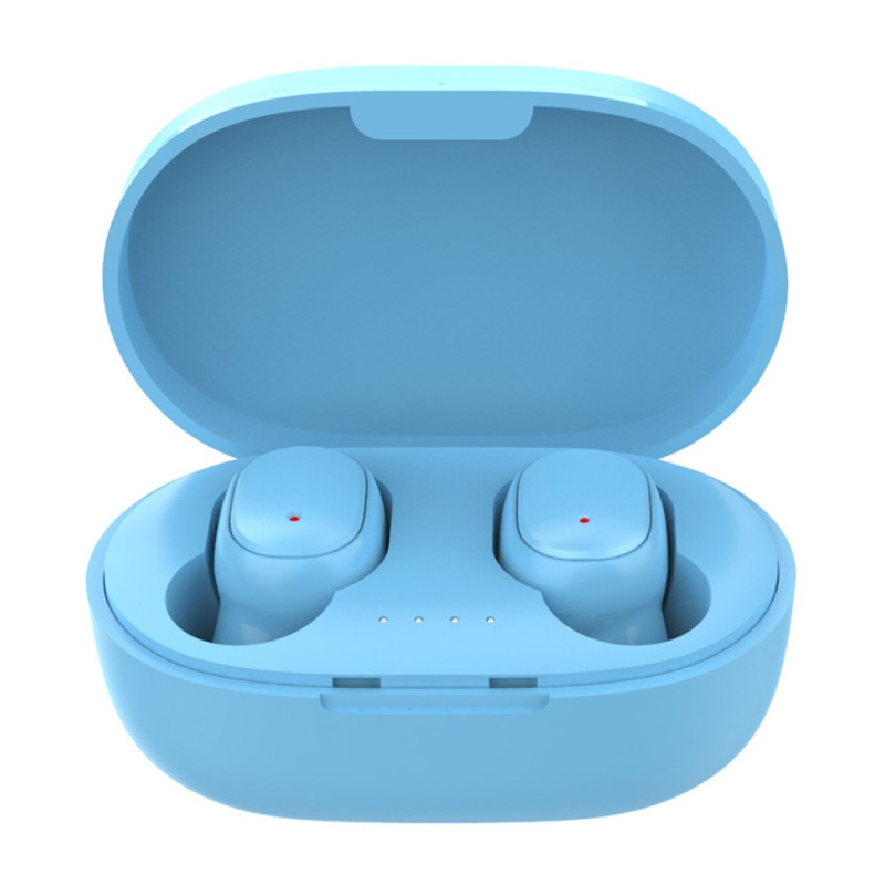 A6S PRO TWS Wireless Headphones HiFi Sound Noise Cancelling Bluetooth In-Ear - Blue
