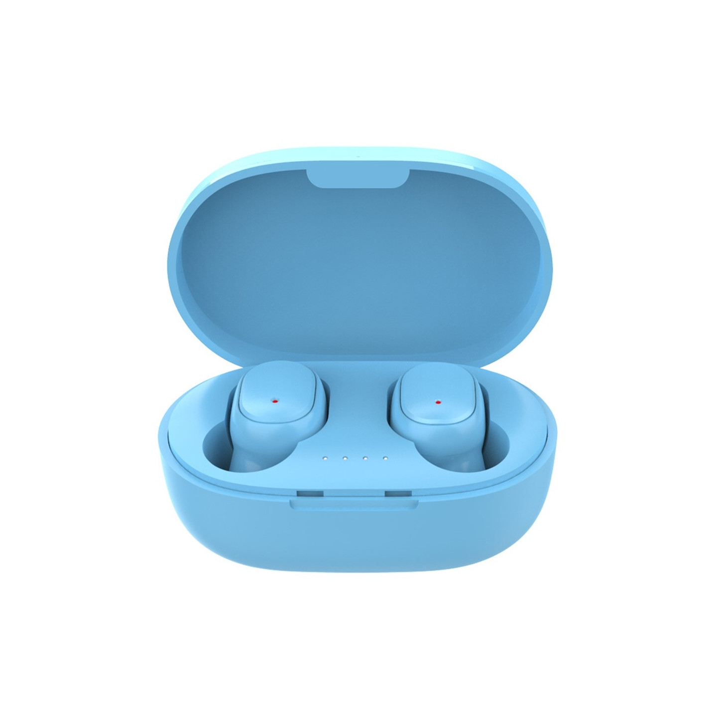 A6S PRO TWS Wireless Headphones HiFi Sound Noise Cancelling Bluetooth In-Ear - Blue