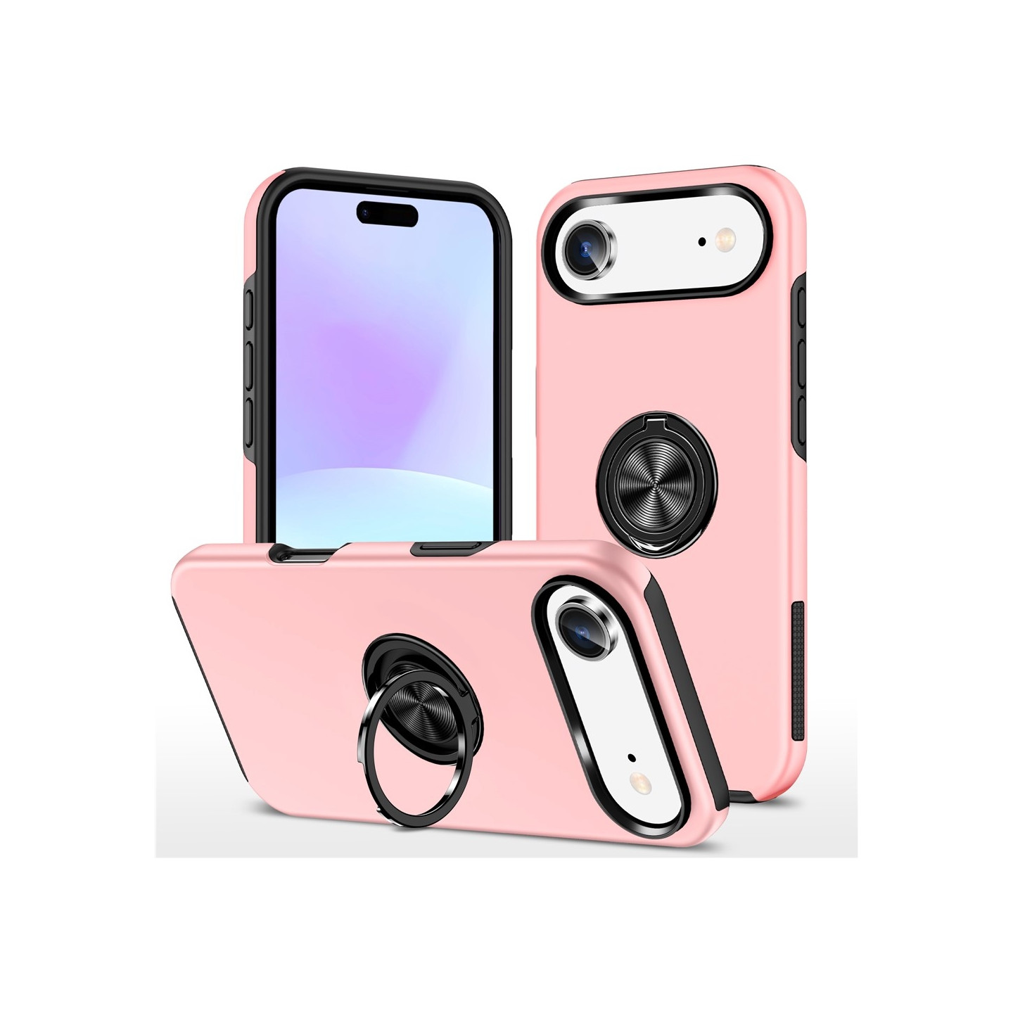 For iPhone Air Hybrid-deksel med Fingerring