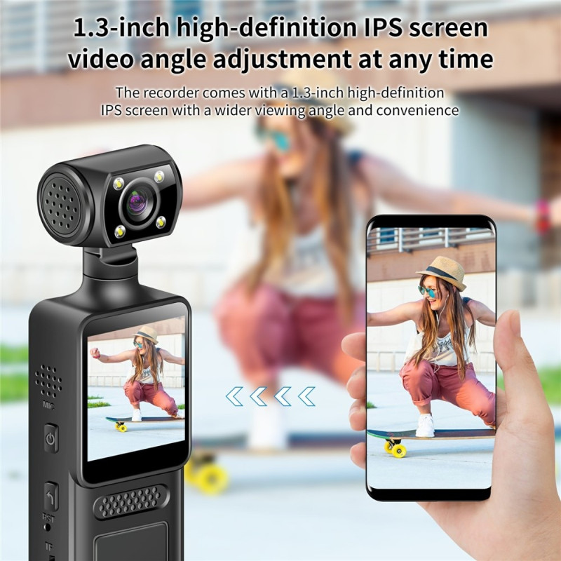 M12 4K Sports Camera Night Vision Anti-Shake WiFi Camera Action Camera +32GB