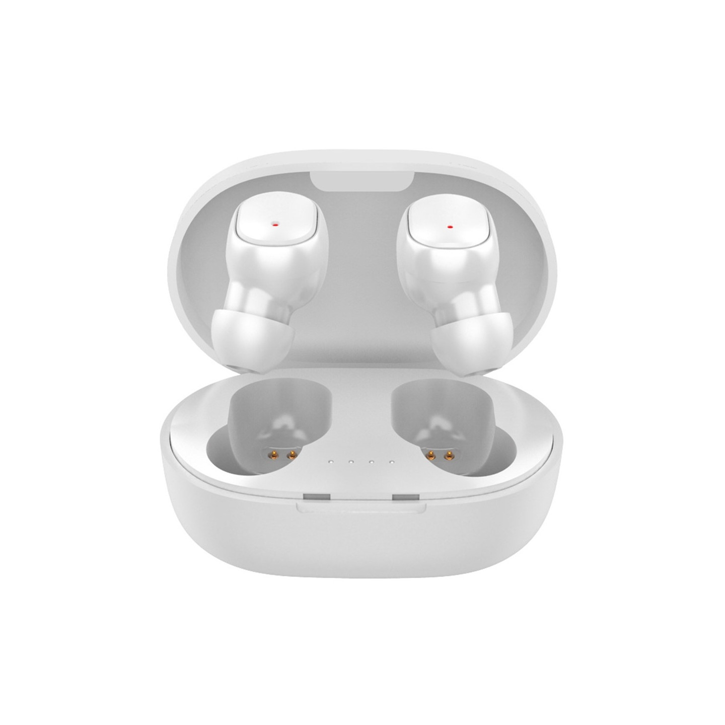 A6S PRO TWS Langattomat Kuulokkeet HiFi-Ääni Melunvaimennus Bluetooth Nappikuulokkeet - Valkoinen