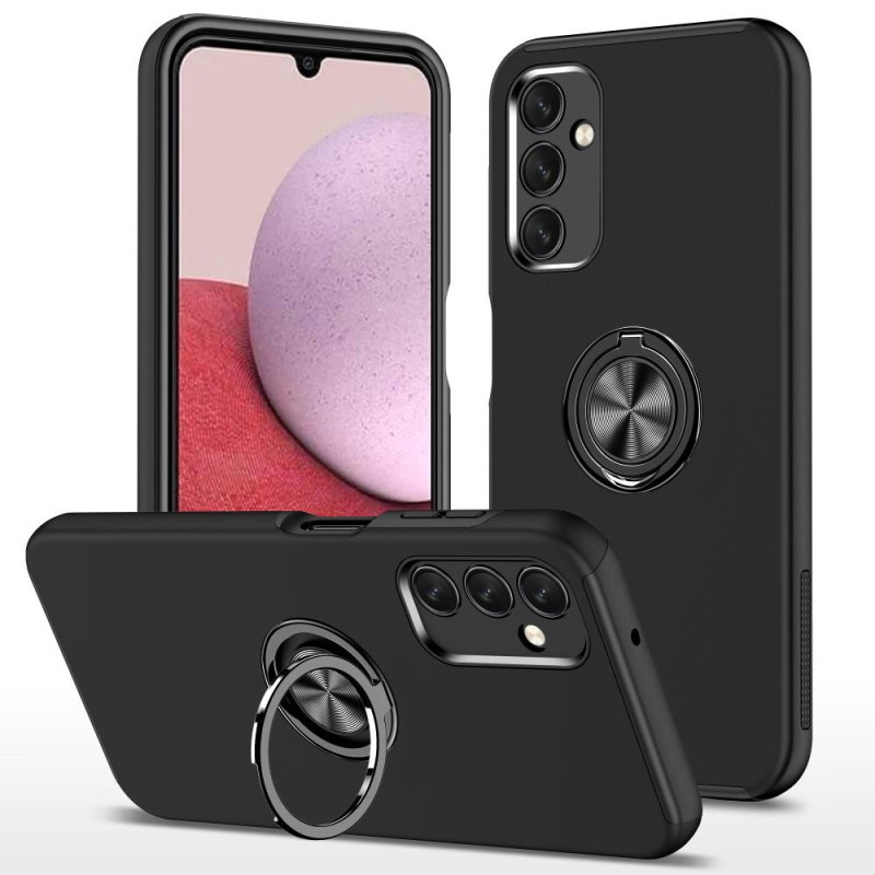 Samsung Galaxy A14 5G Finger Ring Kickstand Hybrid Case - Black