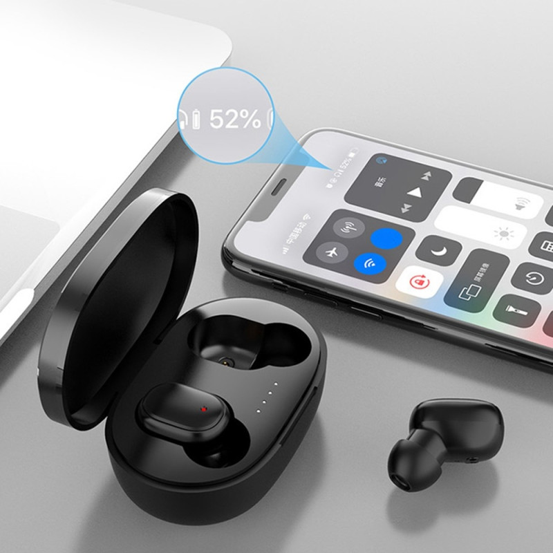 A6S PRO TWS Trådløse Hovedtelefoner HiFi Lyd Støjreducerende Bluetooth In-Ear - Hvid