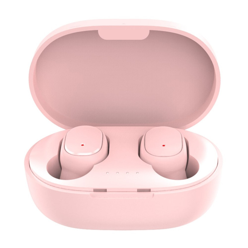 A6S PRO TWS Trådløse Hodetelefoner HiFi Lyd Støydempende Bluetooth In-Ear - Rosa
