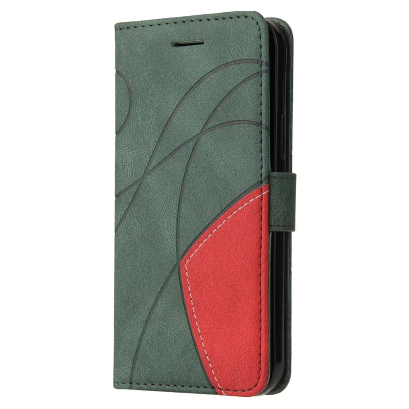 For Samsung Galaxy A14 5G KT Series - 1 Wallet Phone Case - Green/Red