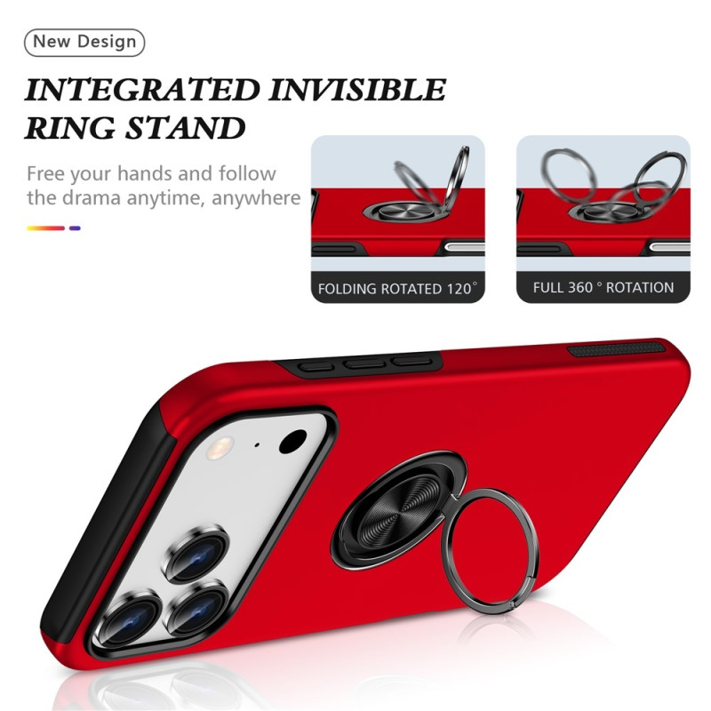 For iPhone 17 Pro Hybrid-deksel med Fingerring
