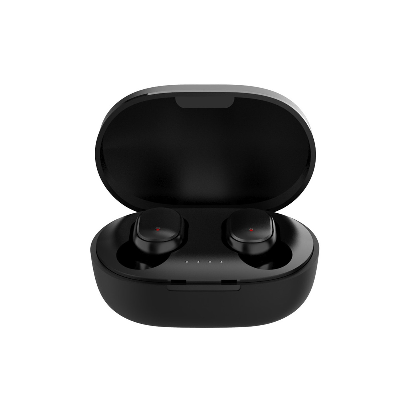 A6S PRO TWS Wireless Headphones HiFi Sound Noise Cancelling Bluetooth In-Ear - Black