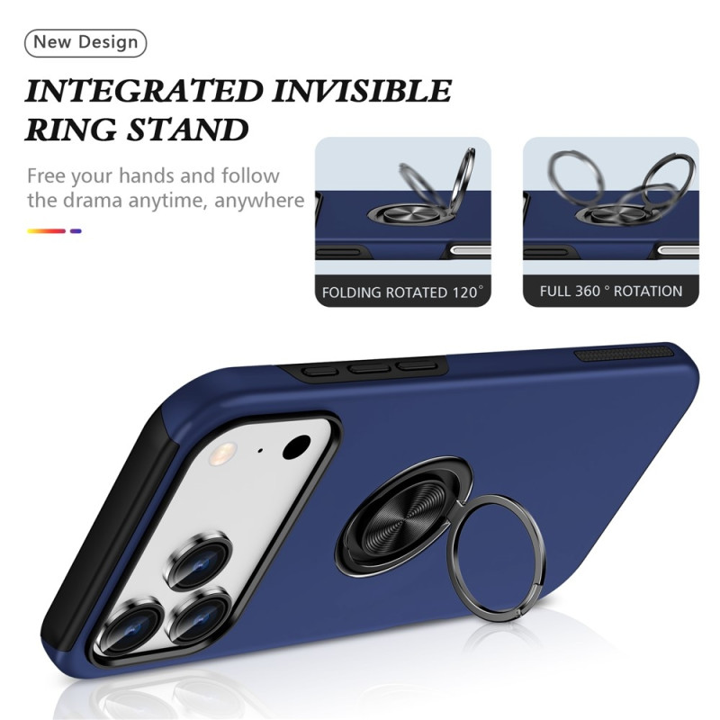 For iPhone 17 Pro Hybrid-deksel med Fingerring
