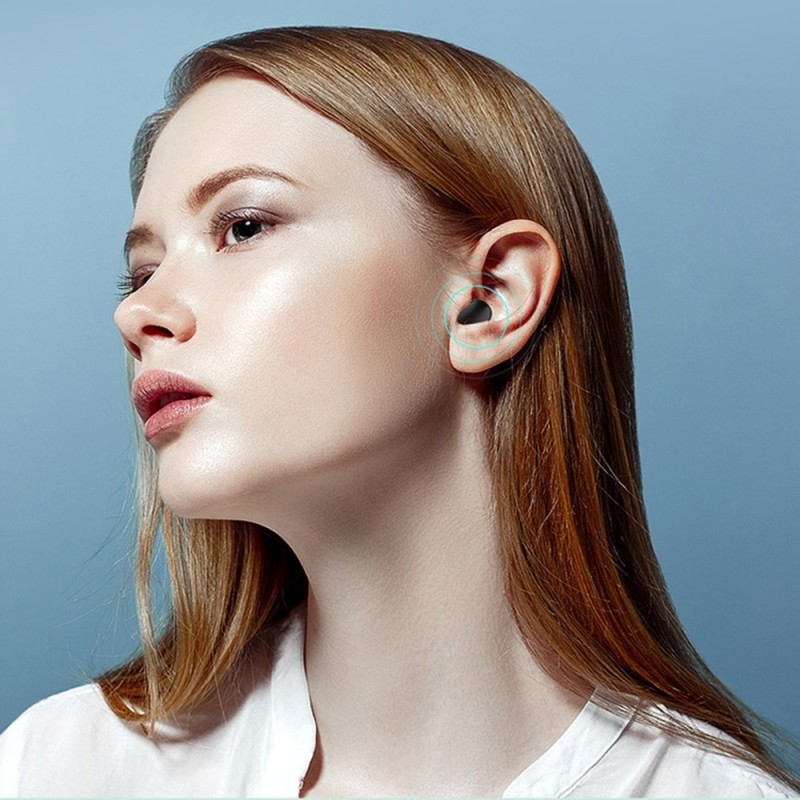 A6S PRO TWS Trådløse Hovedtelefoner HiFi Lyd Støjreducerende Bluetooth In-Ear - Sort