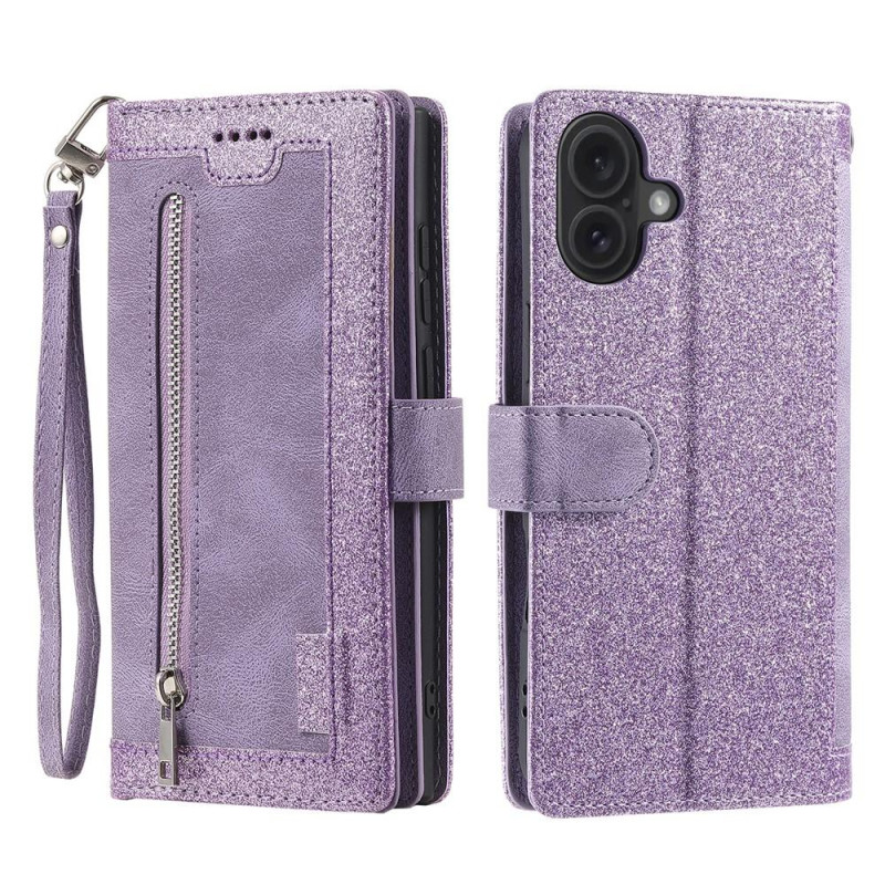 iPhone 17 Kuori Vetoketjutaskulla ja 9 Korttipaikalla