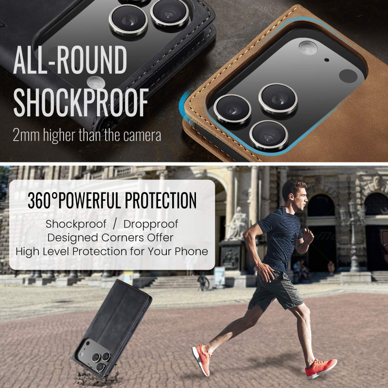 CASEME Retro tegnebog taske til iPhone Air