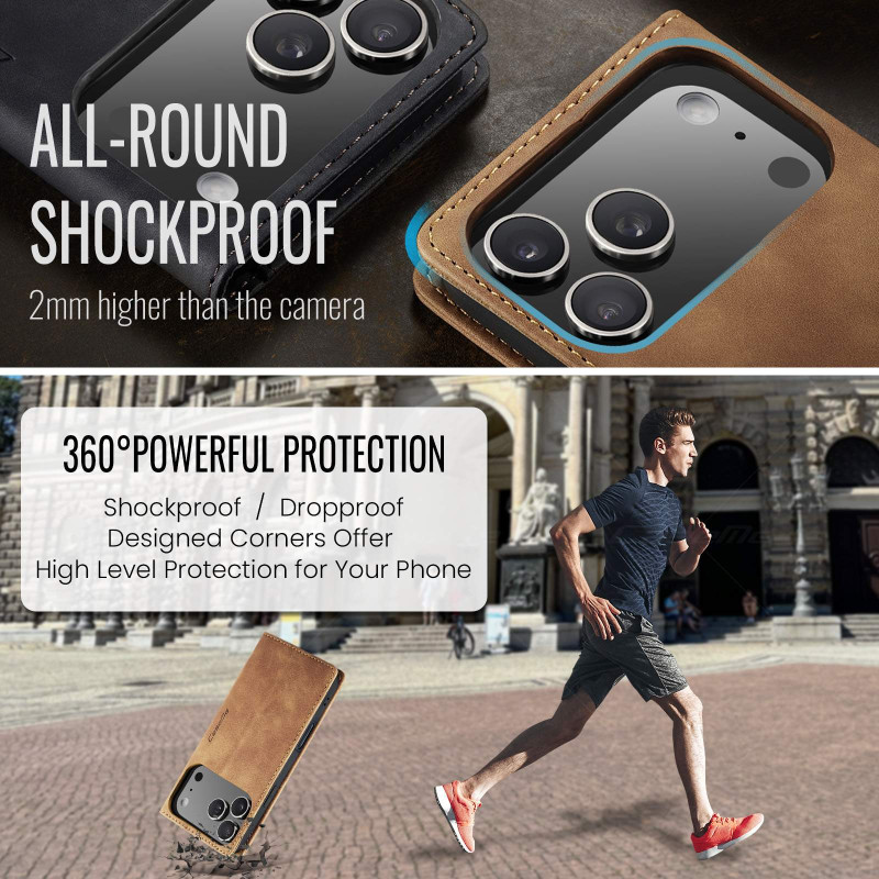 CASEME Retro lompakkokotelo iPhone Air