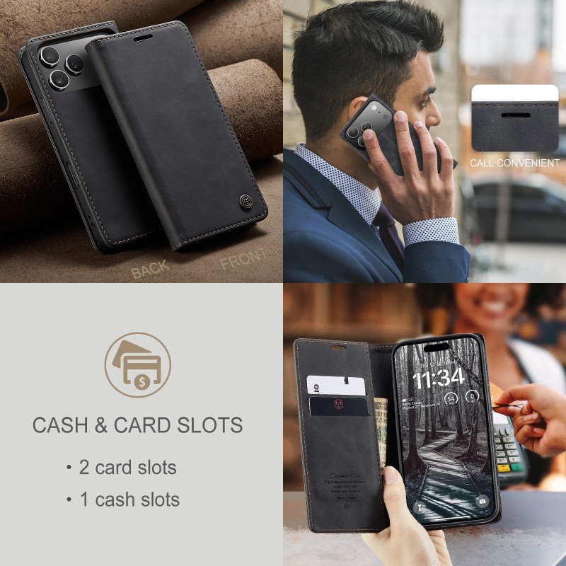 CASEME Lommebok-deksel iPhone 17 Pro