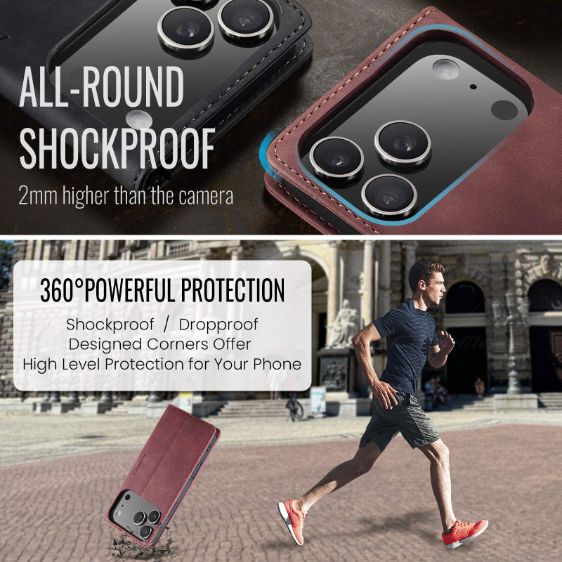 CASEME Retro tegnebog taske til iPhone 17 Pro