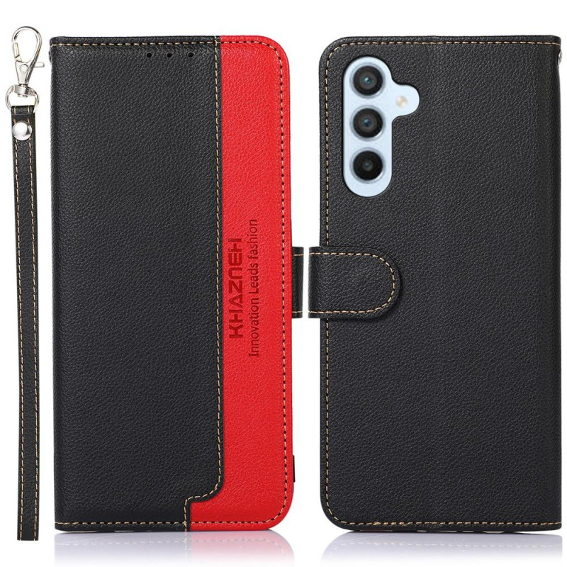 KHAZNEH Phone Cover to Samsung Galaxy A34 5G - Black/Red